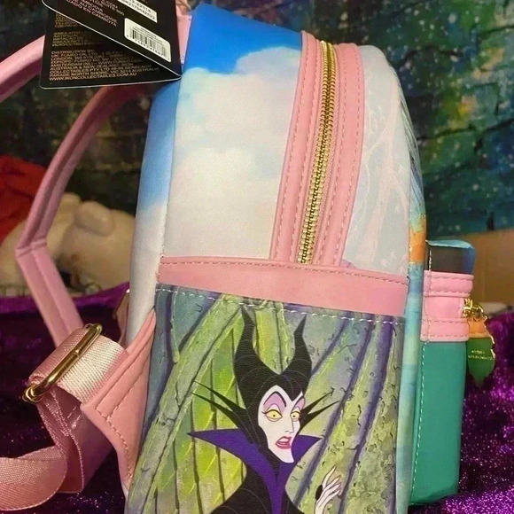 Disney loungefly sleeping beauty mini backpack main image 5
